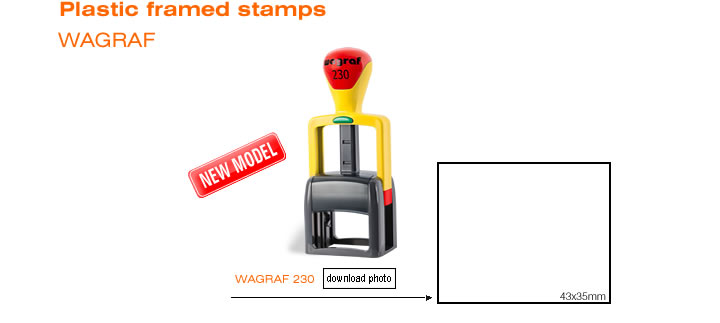 plastic framed stamps