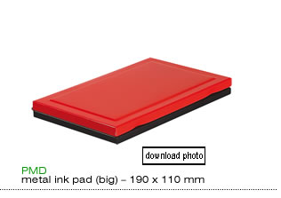 Plastic ink pads